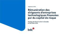 Rémunération des dirigeants d'entreprises technologiques financées par du capital de risque