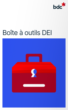 illustration d'une boîte à outils rouge avec le texte boîte à outils dei