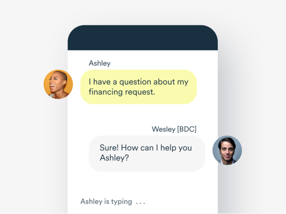 interface text message